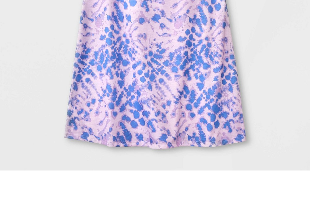 Camisola Cat &amp; Jack para meninas, tie-dye, roxa, tamanho pequeno