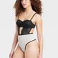 Body sem aro Auden feminino, coleção de renda, preto, tamanho G