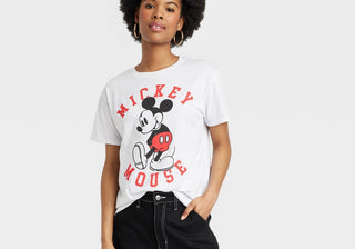 Camiseta feminina estampada manga curta branca tamanho G
