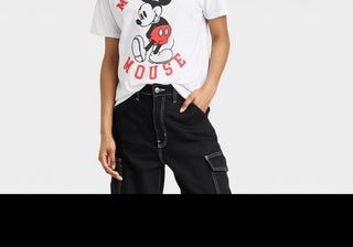 Camiseta feminina estampada manga curta branca tamanho G