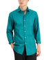 mens-green-slim-fit-floral-stretch-dress-shirt