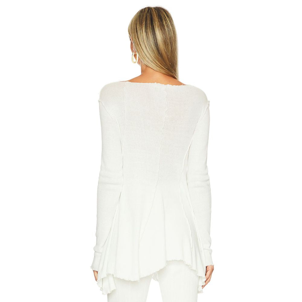 Blusa túnica Free People Ivory Swing - Tamanho Grande