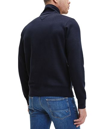 Moletom com capuz e estampa de logotipo Tommy Hilfiger masculino, preto, tamanho XX-G