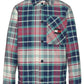 Jaqueta xadrez acolchoada masculina Tommy Hilfiger, verde, tamanho grande