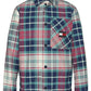Jaqueta xadrez acolchoada masculina Tommy Hilfiger azul tamanho extragrande