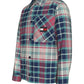 Jaqueta xadrez acolchoada masculina Tommy Hilfiger azul tamanho extragrande