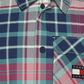 Jaqueta xadrez acolchoada masculina Tommy Hilfiger, verde, tamanho XS