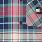 Jaqueta xadrez acolchoada masculina Tommy Hilfiger, verde, tamanho XS