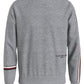 Tommy Hilfiger New Global Stripe Crewneck Sweatshirt Masculino Cinza Tamanho Médio