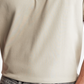 Camisa polo masculina Calvin Klein Regular Fit de algodão liso com monograma e logotipo, bege, tamanho pequeno