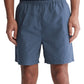 Calvin Klein Masculino Popeline Cintura Elástica Shorts Azul Tamanho Médio