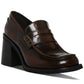 Steve Madden Universe Penny Loafer Feminino Marrom Tamanho 8,5 M