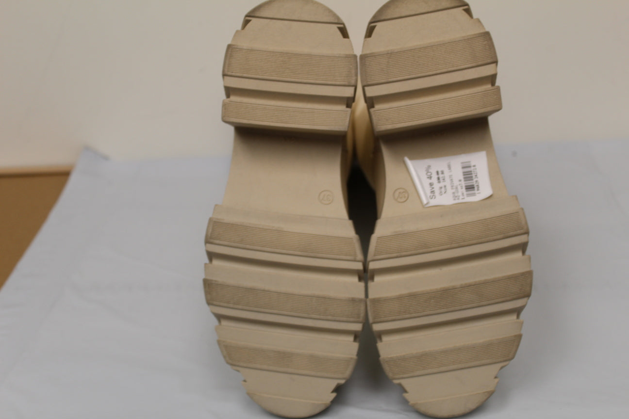 Botas plataforma femininas Aqua Goal, marrom, tamanho 7 M