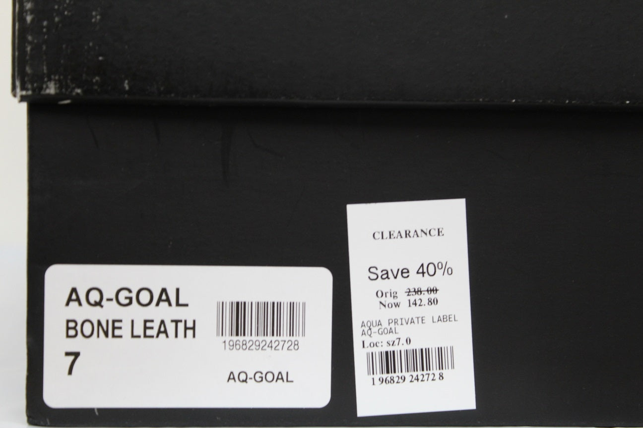 Botas plataforma femininas Aqua Goal, marrom, tamanho 7 M