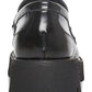 Steve Madden Lando Tailored Lug Sole Bit Mocassins Femininos Pretos Tamanho 9 M