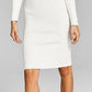 E agora este vestido suéter feminino com recorte em corrente, tamanho X-S