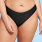 Calcinha de biquíni ultracheeky de perna alta feminina Wild Fable, preta, tamanho XXS