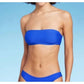 Top de biquíni feminino Wild Fable azul cobalto tamanho XXS