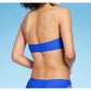 Top de biquíni feminino Wild Fable azul cobalto tamanho XXS