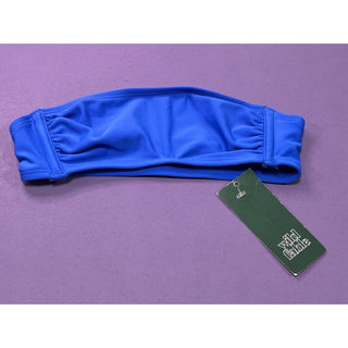 Top de biquíni feminino Wild Fable azul cobalto tamanho XXS