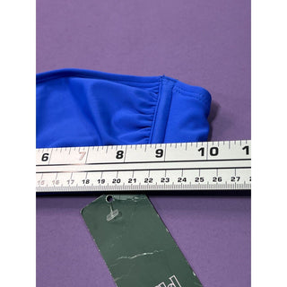 Top de biquíni feminino Wild Fable azul cobalto tamanho XXS