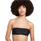 Top de biquíni feminino Wild Fable preto com alças finas - Pull Over XS