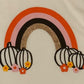 Camiseta de abóbora arco-íris para meninas - Halloween/Ação de Graças, tamanho 5T, cor variável