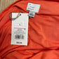 Vestido curto de malha franzida A New Day laranja tamanho G