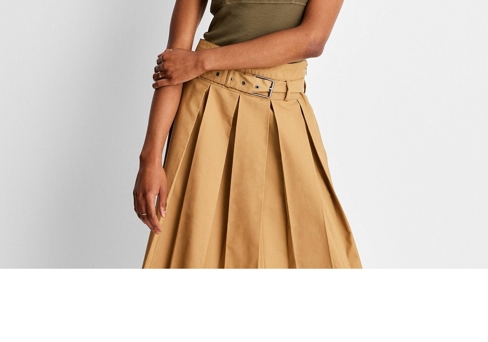 Regata feminina Future Collective Rib-Knit - Verde-oliva escuro, tamanho M, por Reese Blutstein