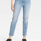 Calça Jeans Slim Feminina Universal Thread - Azul Claro Tamanho 8 Curta