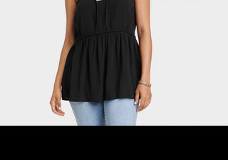 Knox Rose Regata feminina XS preta geométrica e fluida