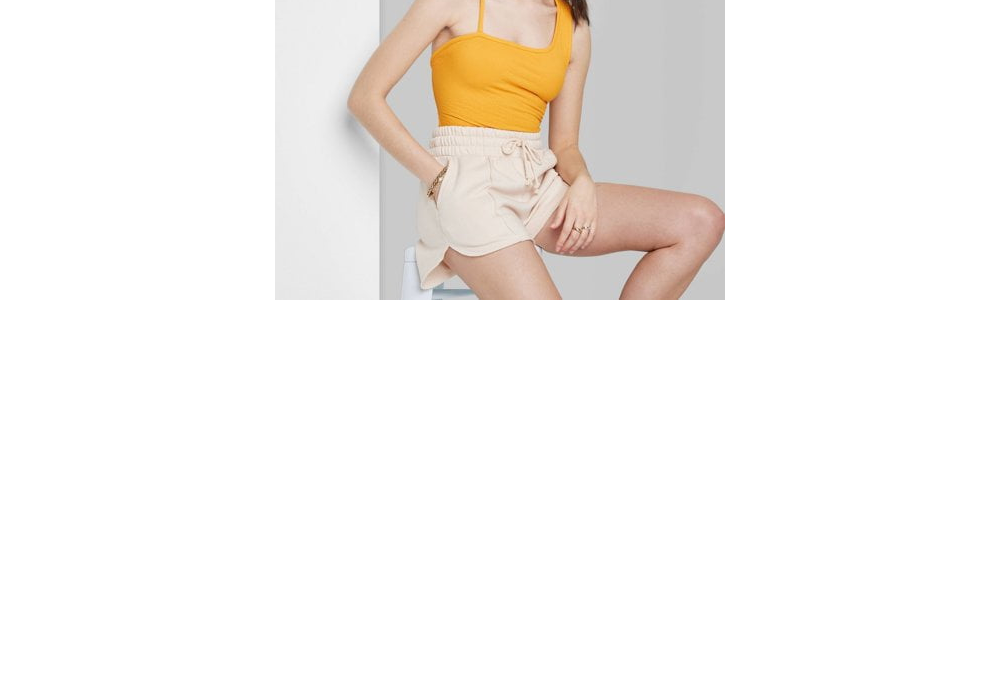 Body feminino Wild Fable em manga laranja tamanho pequeno