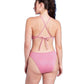 Maiô feminino Wild Fable Pink Lurex com recortes - Tamanho XS