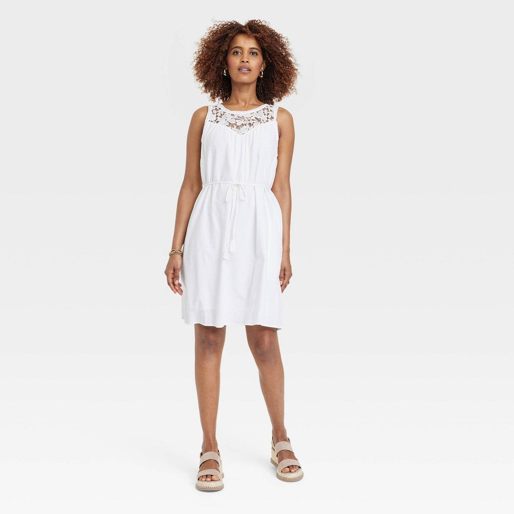 Vestido sem mangas feminino White Knox Rose tamanho P