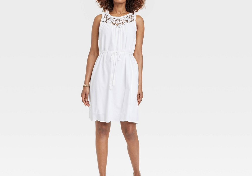 Vestido sem mangas feminino White Knox Rose tamanho P