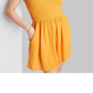 Macacão Manga Laranja Smocked - Wild Fable Feminino Sem Mangas Tamanho M