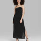 Vestido longo preto Wild Fable com cadarço para mulheres - tamanho XS
