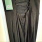 Vestido longo preto Wild Fable com cadarço para mulheres - tamanho XS