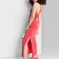 Vestido longo vermelho Wild Fable com amarração nas costas - tamanho P feminino