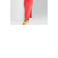 Vestido longo vermelho com amarração e comprimento longo colado ao corpo Wild Fable feminino