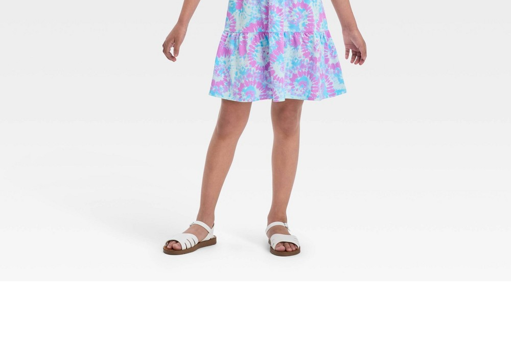 Vestido regata tamanho XL para meninas da Cat &amp; Jack em tie-dye azul