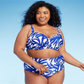 Top de biquíni feminino Kona Sol azul com aro - numeração americana 24 Plus Regular