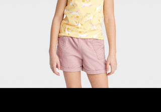Regata Cat &amp; Jack Yellow Girls Relaxed Fit, tamanho P