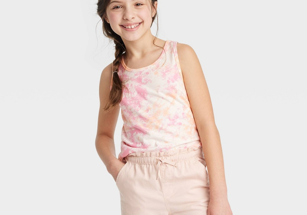 Regata feminina tamanho XL relaxado em creme - Cat &amp; Jack