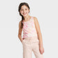 Regata feminina tamanho XL relaxado em creme - Cat &amp; Jack