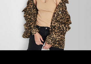 Regata feminina canelada Wild Fable, tamanho GG, cor camelo