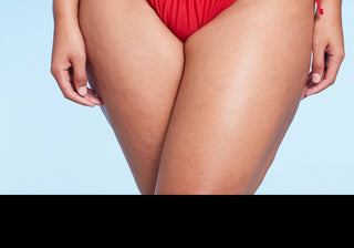 Calcinha de biquíni feminina ajustável com amarração lateral vermelha Wild Fable, tamanho XL