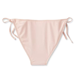 Calcinha de biquíni feminina Wild Fable XS marrom com amarração lateral Cheeky