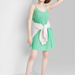 Vestido babydoll floral verde menta Wild Fable feminino - sem mangas, tamanho P