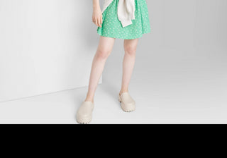 Vestido babydoll floral verde menta Wild Fable feminino - sem mangas, tamanho P